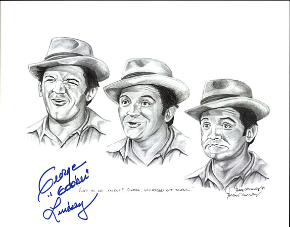 Autographed by George Lindsey (Goober Pyle)