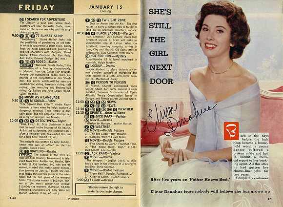 Autographed by Elinor Donahue (Ellie Walker)