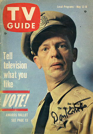 Autographed by Don Knotts (Barney Fife)