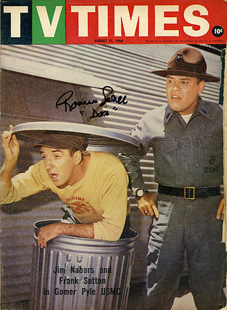 Autographed by Ronnie Schell (Duke Slater)