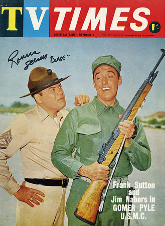 Autographed by Ronnie Schell (Duke Slater)