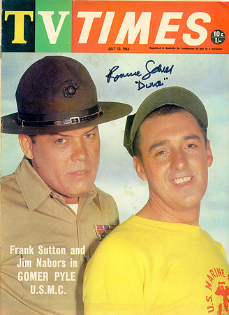Autographed by Ronnie Schell (Duke Slater)