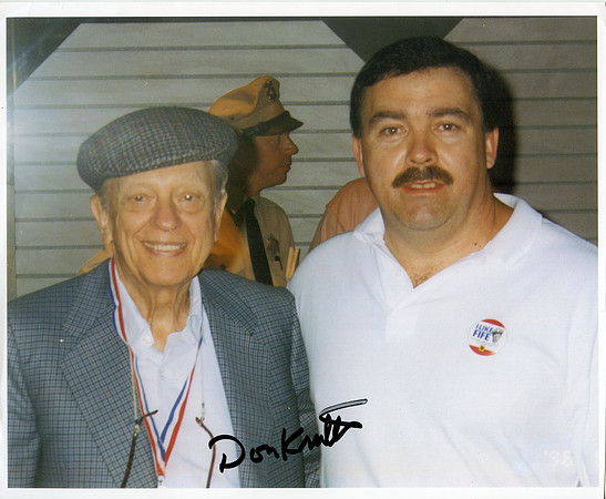 Autographed by Don Knotts (Barney Fife)