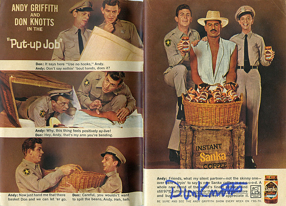 Autographed by Don Knotts (Barney Fife)