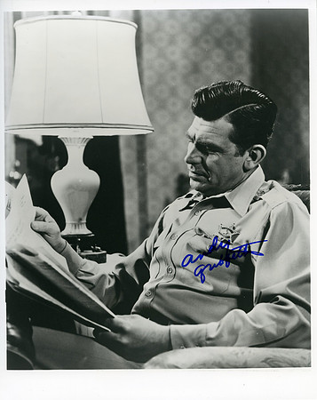 Autographed by Andy Griffith