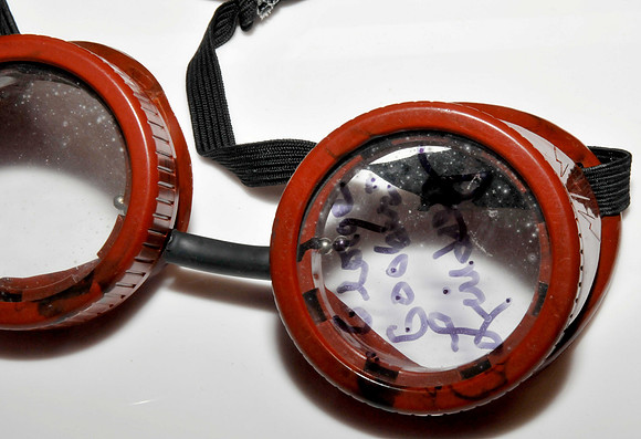 Original Autographed Goggles worn by George Lindsey (Goober) in the Return to Mayberry Movie 1986