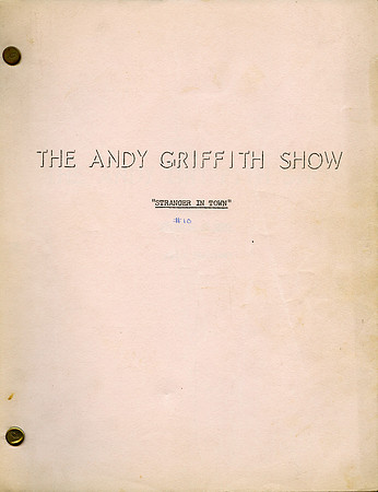 Original Script that belonged to Phil Chambers (Jason)