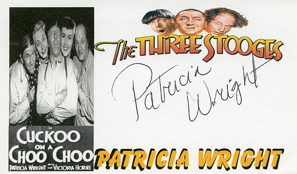 Autographed by Patricia Wright (Mrs. Gray) - Gomer Pyle Show 1966