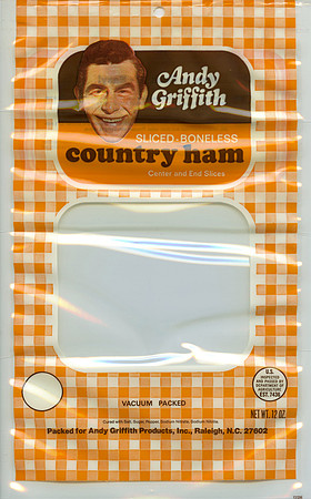 Original Andy Griffith Country Ham Wrapper
