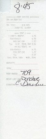 Original Receipt - Elinor Donahue (Ellie Walker)