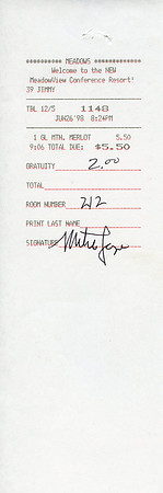 Original Receipt - Mitch Jayne (Darling Boy)