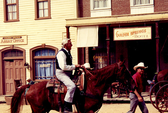 Candid photo from Matlock set