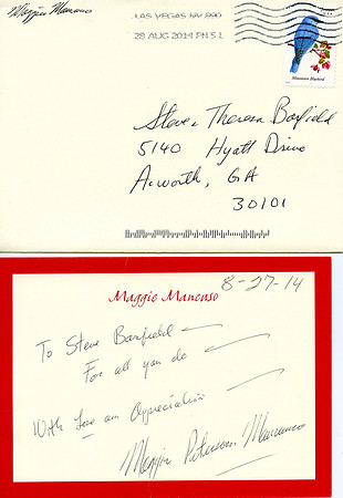 Original Maggie Peterson (Charlene Darling) Letter