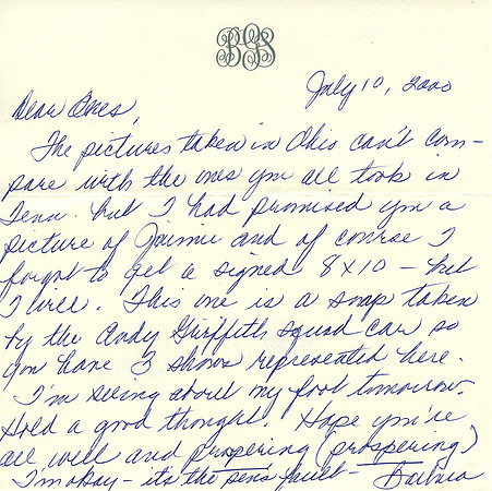 Original Barbara Stuart (Ms. Bunnie) Letter