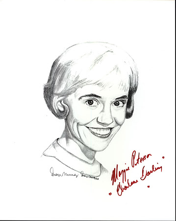 Autographed by Maggie Peterson (Charling Darling)