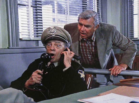 Original Hat Badge worn by Don Knotts (Barney Fife) in the Return to Mayberry Movie 1986