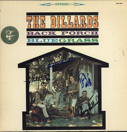 Autographed by Doug Dillard, Rodney Dillard, Dean Webb, Mitch Jayne