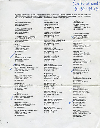 Original Anent Coursaut Paperwork