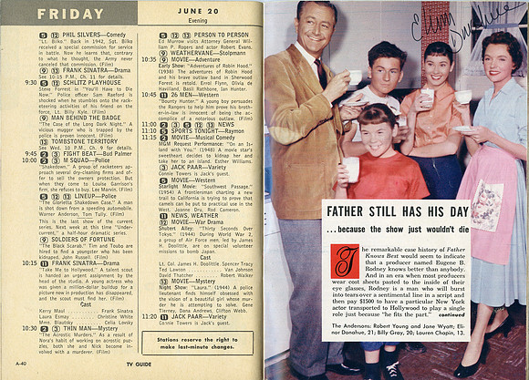 Autographed by Elinor Donahue (Ellie Walker)