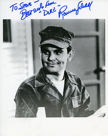 Autographed by Ronnie Schell (Duke Slater)