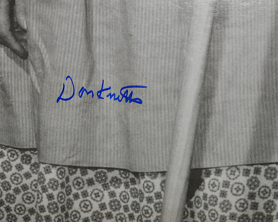Autographed by Don Knotts (Barney Fife)
