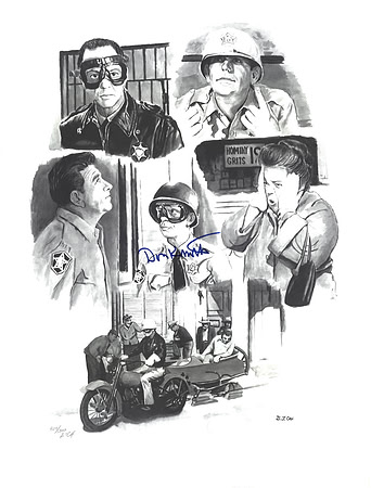 Autographed by Don Knotts (Barne Fife)