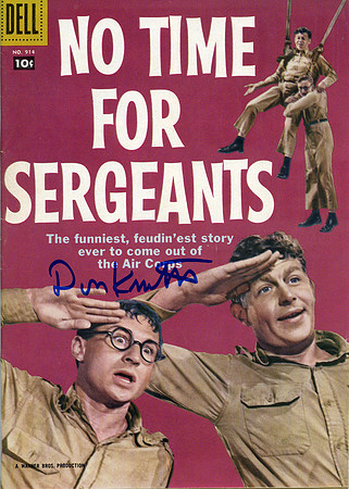 Autographed by Don Knotts (Barney Fife) - Original Comic Book