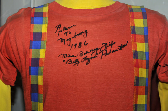 Autographed by Betty Lynn (Thelma Lou), this was the 1st time Thelma Lou had seen Barney since TAGS