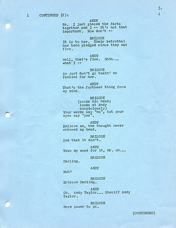 Maggie Peterson's (Charlene Darling) Original Script with her hand written notes