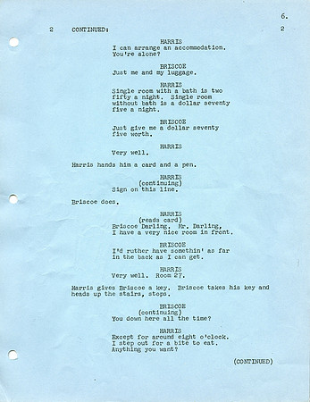 Maggie Peterson's (Charlene Darling) Original Script with her hand written notes