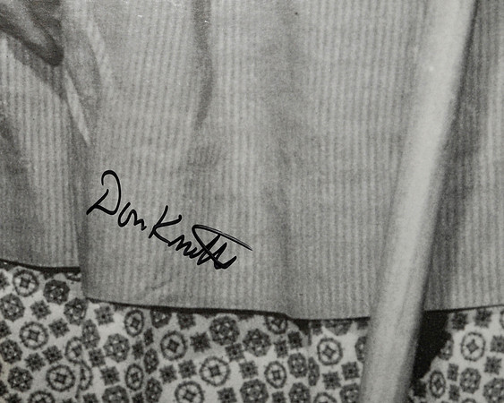 Autographed by Don Knotts (Barney Fife)