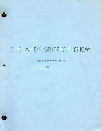 Maggie Peterson's (Charlene Darling) Original Script with her hand written notes - 1st Visit