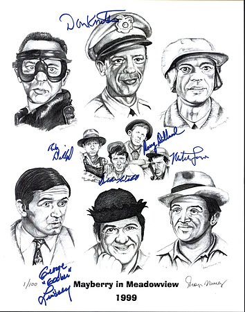 6 Original Cast Autographs
